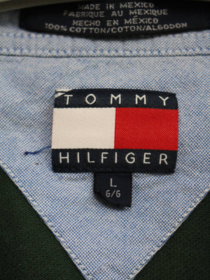 TOMMY HILFIGER/トミーヒルフィガー/ポロシャツ/トップス/グリーン/L