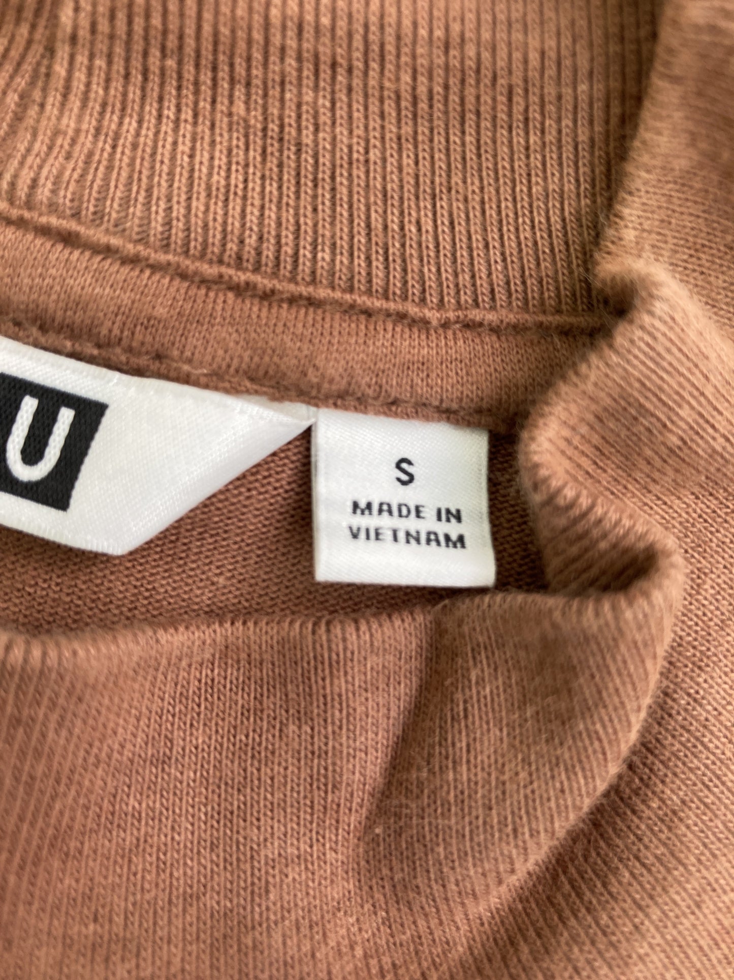 UNIQLO/ユニクロ/Tシャツ/カットソー/トップス/ブラウン/S