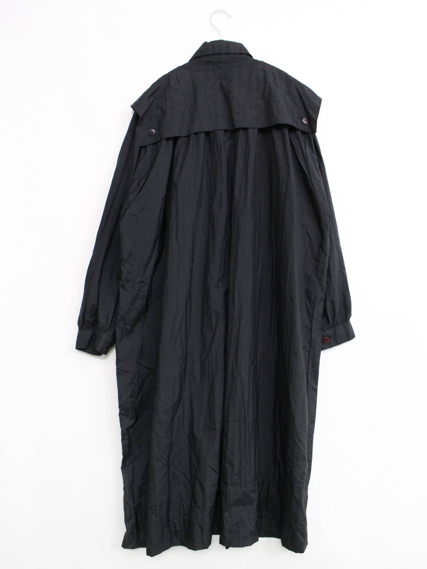 シャツワンピース/ワンピース/ドレス/ブラック/F