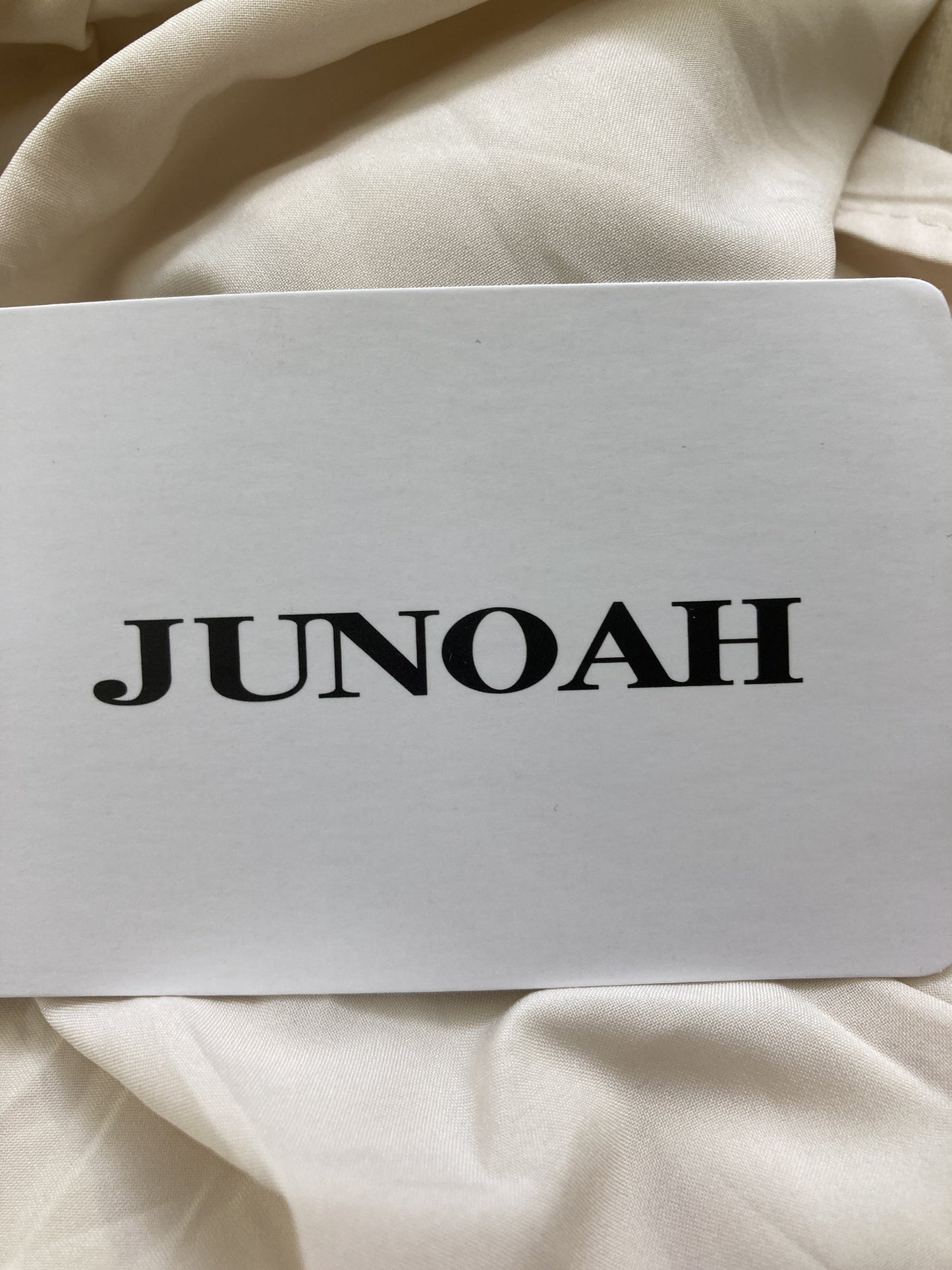 JUNOAH/ジュノア/ワンピース/ワンピース/ドレス/ホワイト/L
