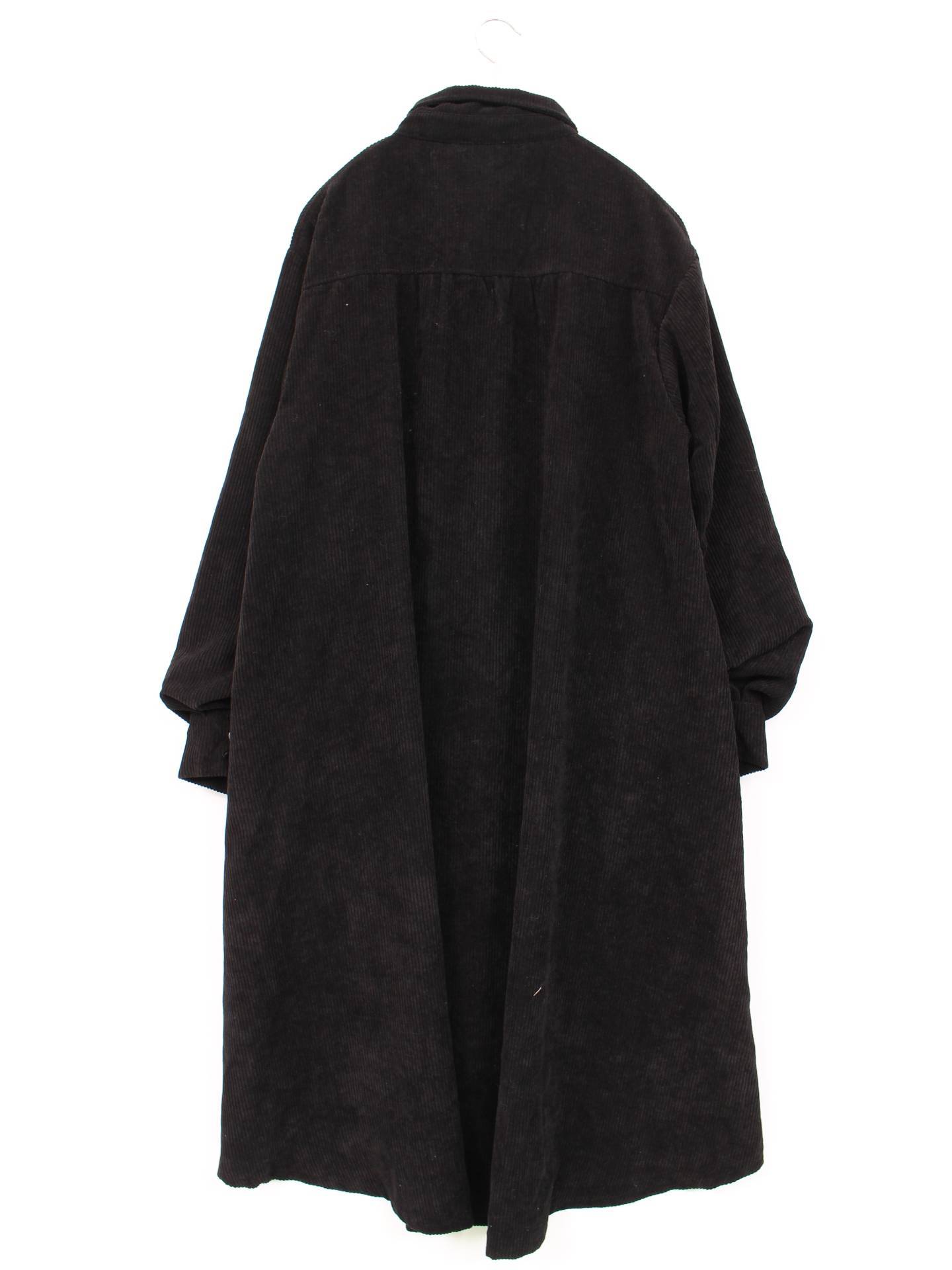 シャツワンピース/ワンピース/ドレス/ブラック/M