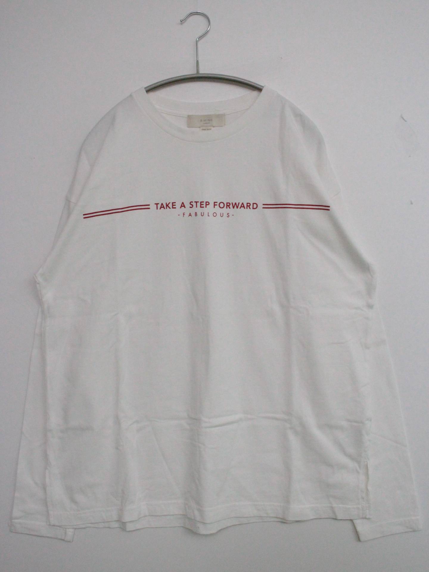 B:MING/Tシャツ/カットソー/トップス/ホワイト/ONE SIZE