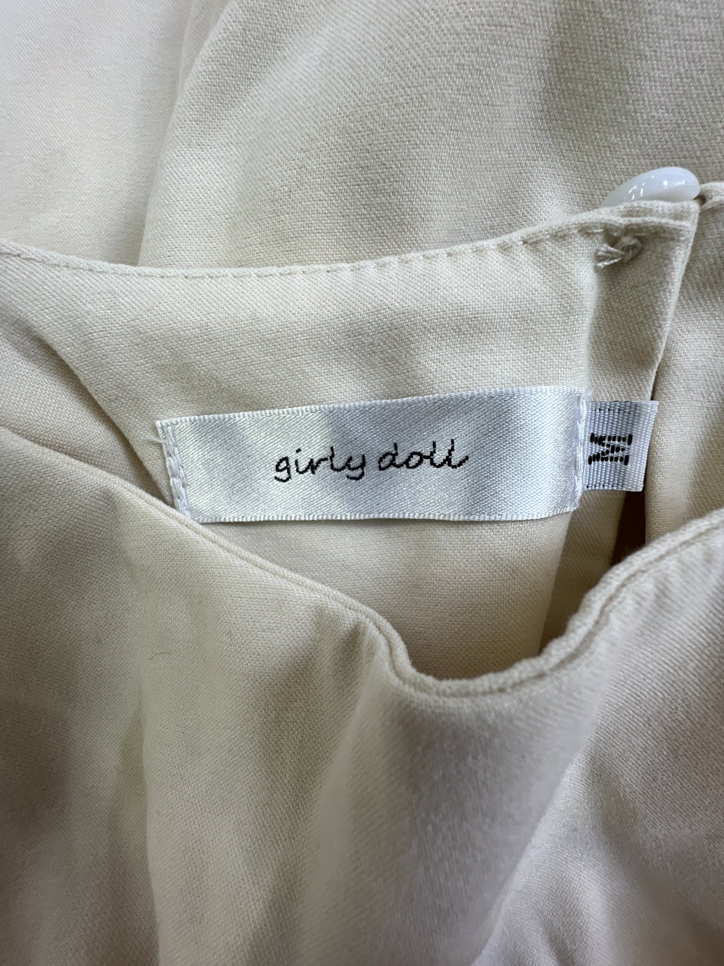 girly doll/ガーリードール/Tシャツ/カットソー/トップス/ベージュ/M