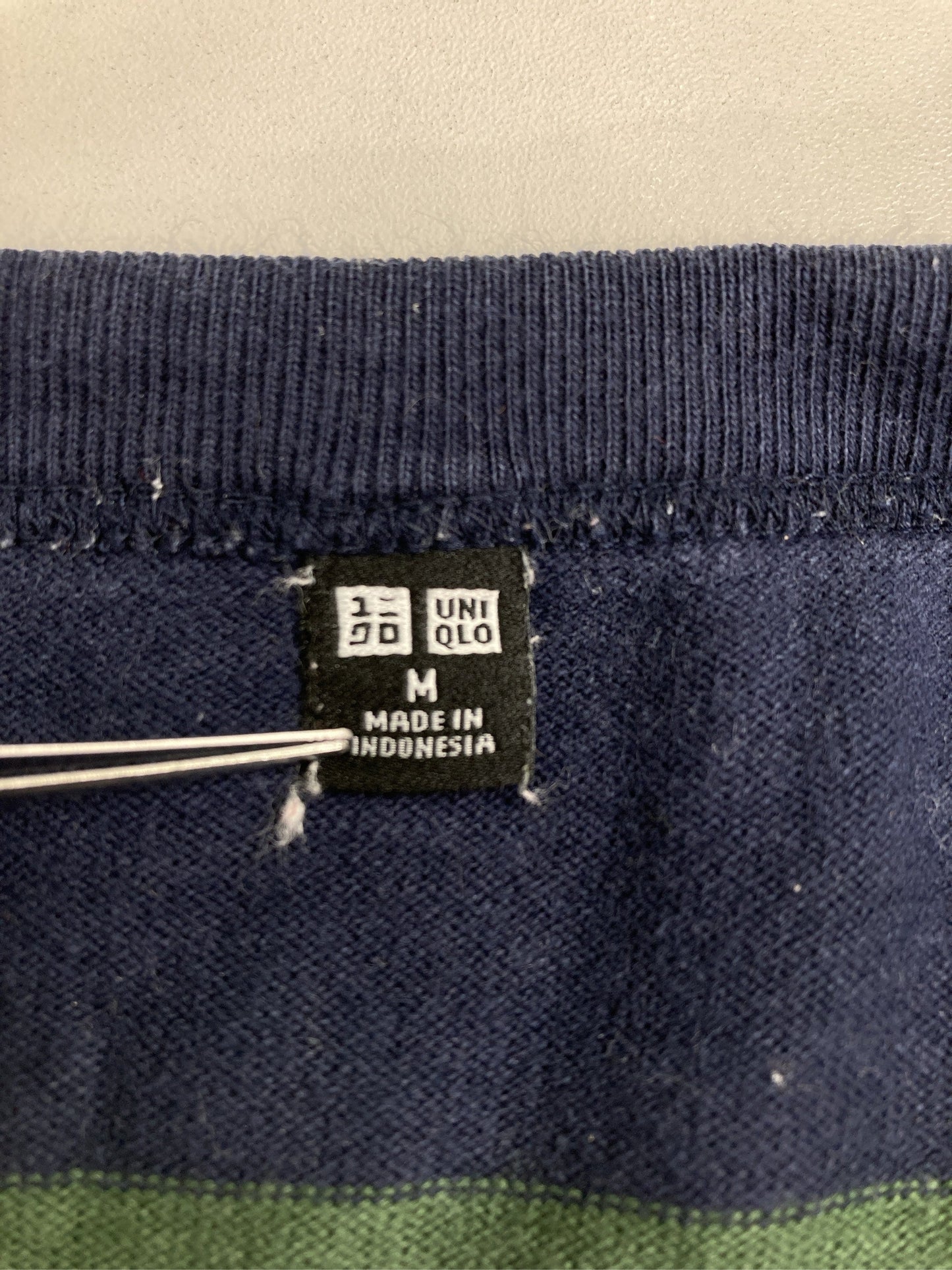UNIQLO/ユニクロ/Tシャツ/カットソー/トップス/ネイビー/M