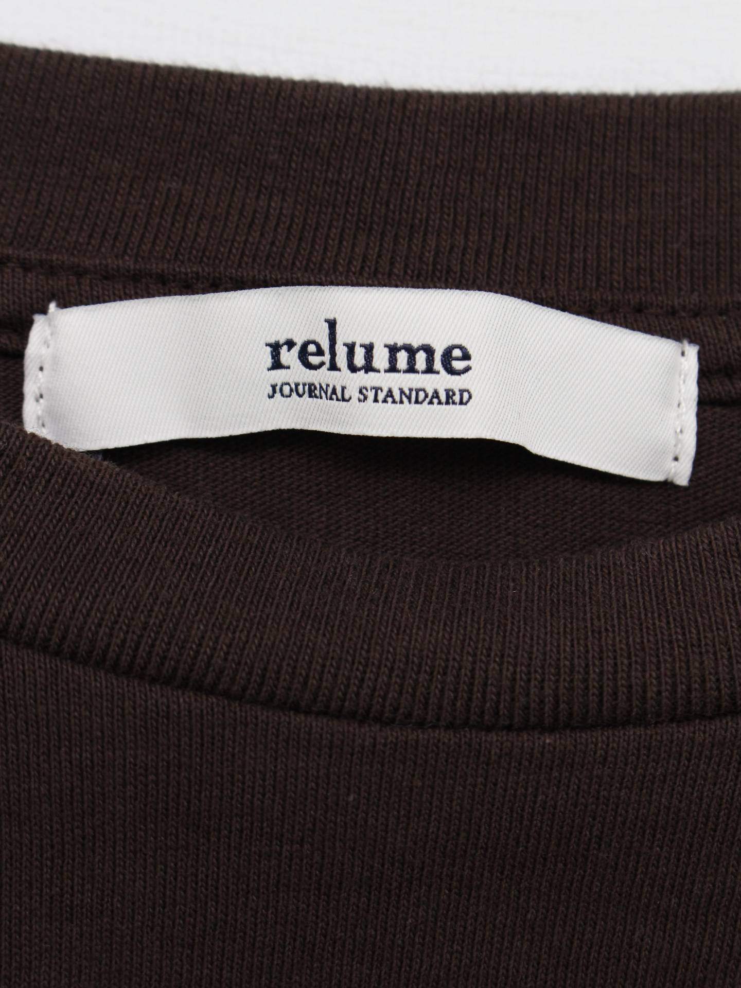 relume/Tシャツ/カットソー/トップス/ブラウン/F