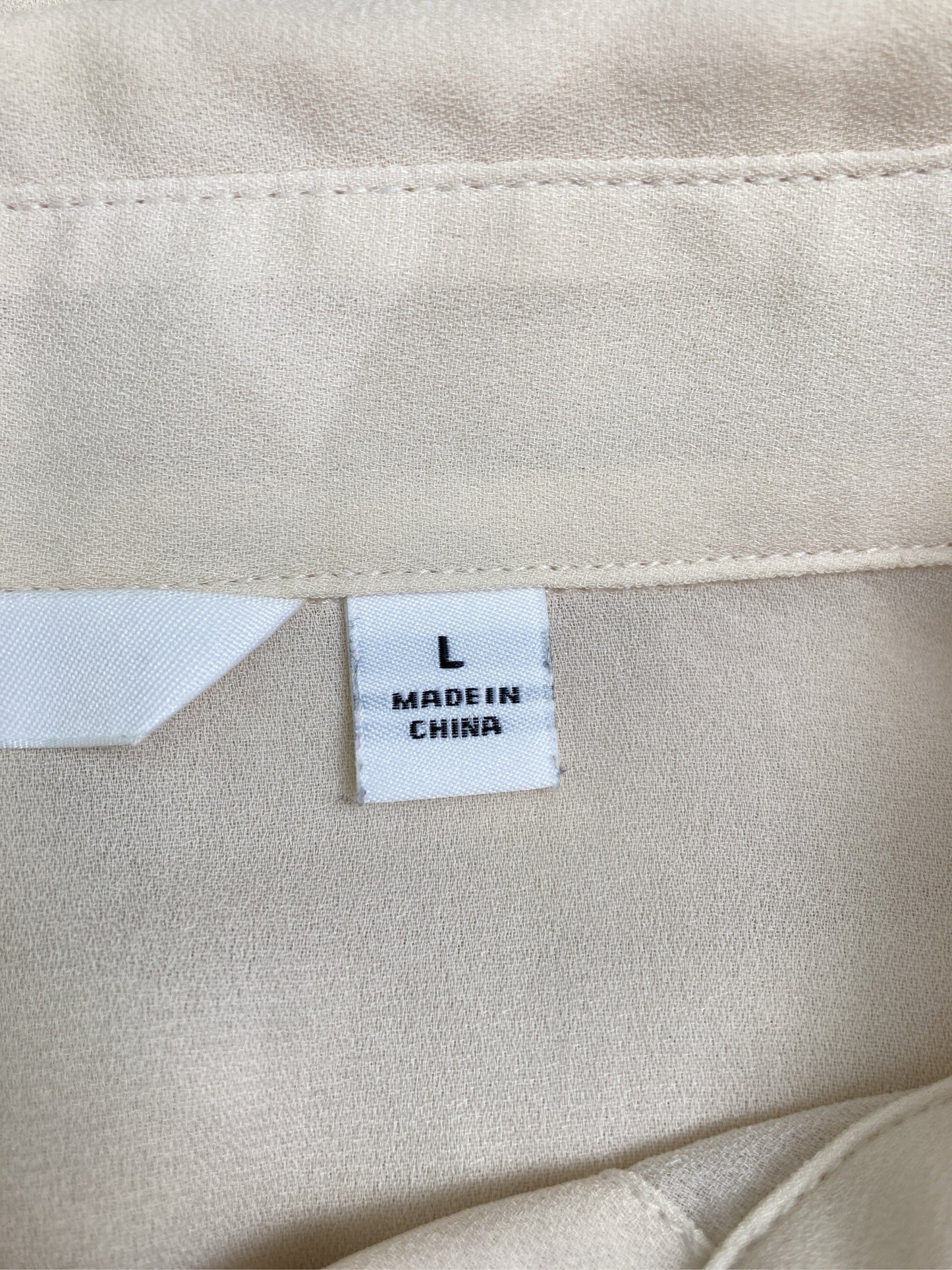 UNIQLO/ユニクロ/シャツ/ブラウス/トップス/ベージュ/L