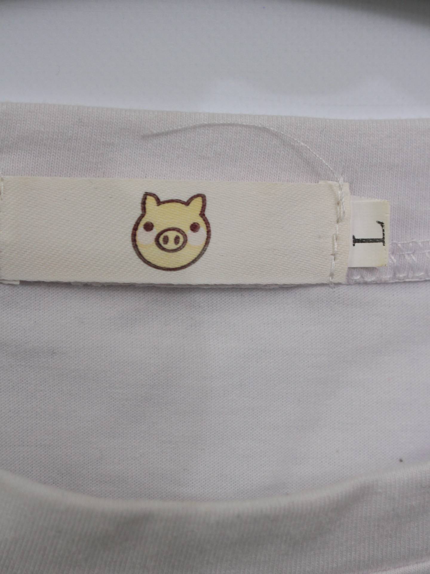 Tシャツ/カットソー/トップス/ホワイト/L