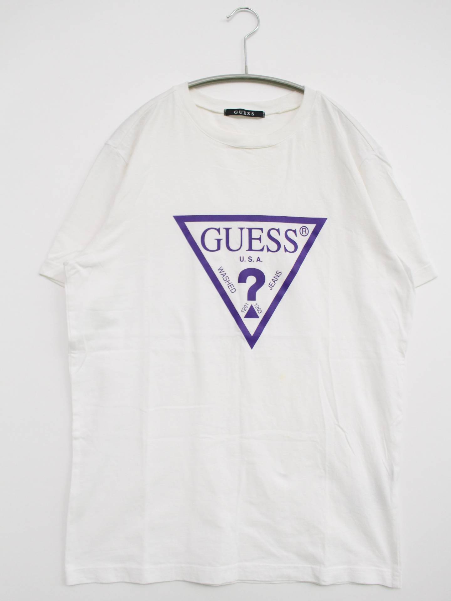 GUESS/Tシャツ/カットソー/トップス/ホワイト/M