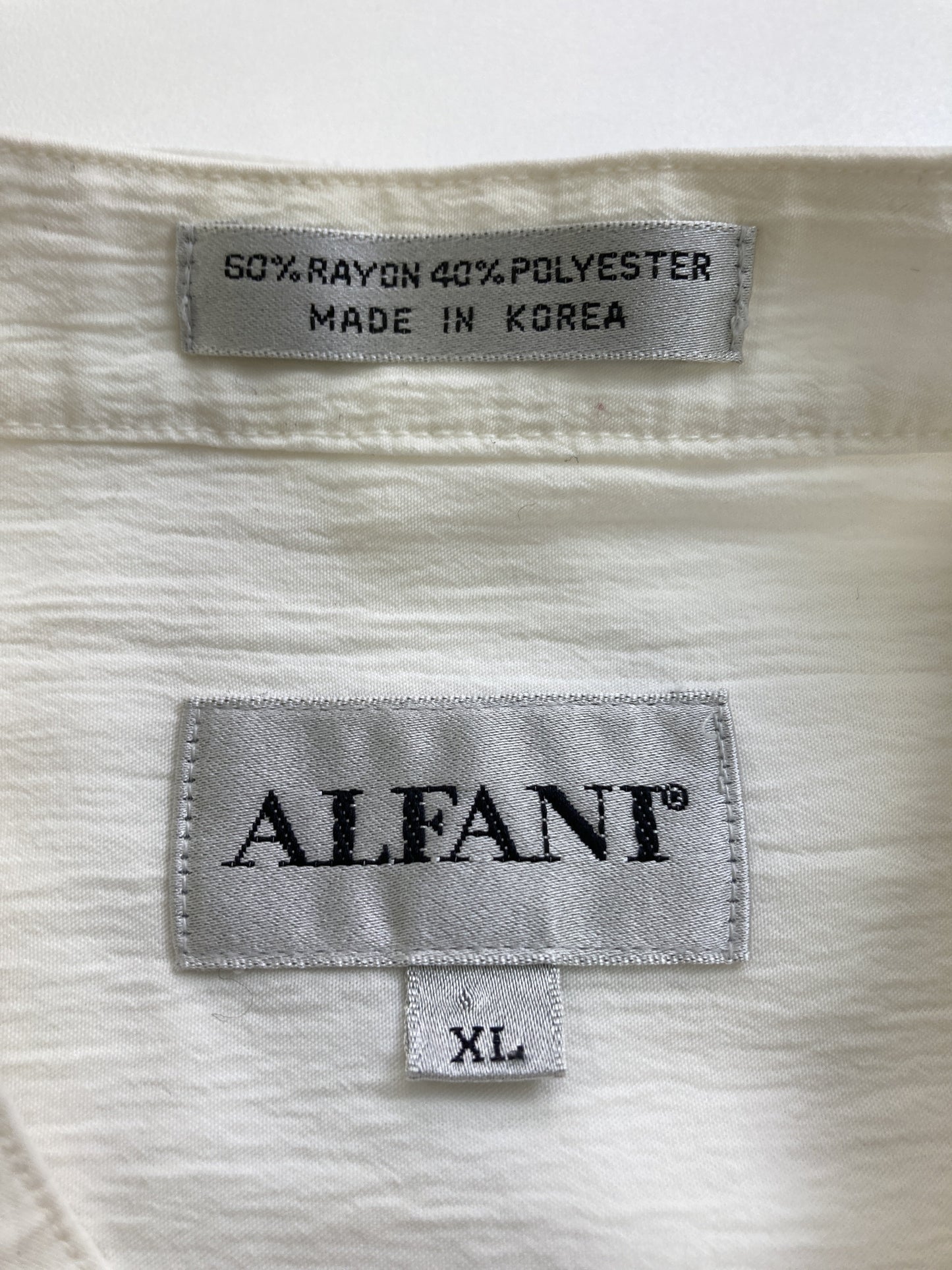 ALFANI/シャツ/ブラウス/トップス/ホワイト/XL