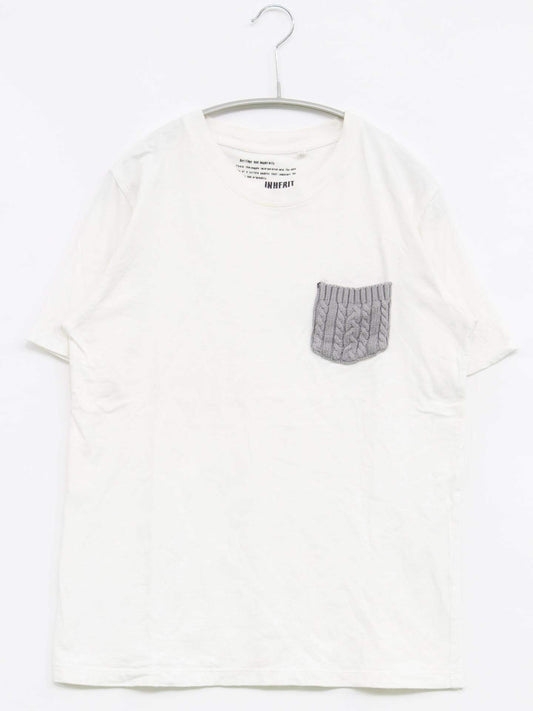 INHERIT/Tシャツ/カットソー/トップス/ホワイト/38