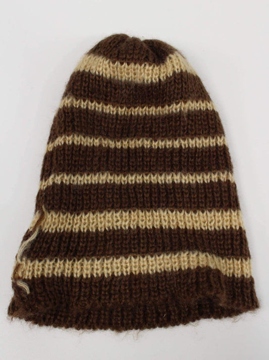 ニットキャップ/ビーニー/帽子/ブラウン