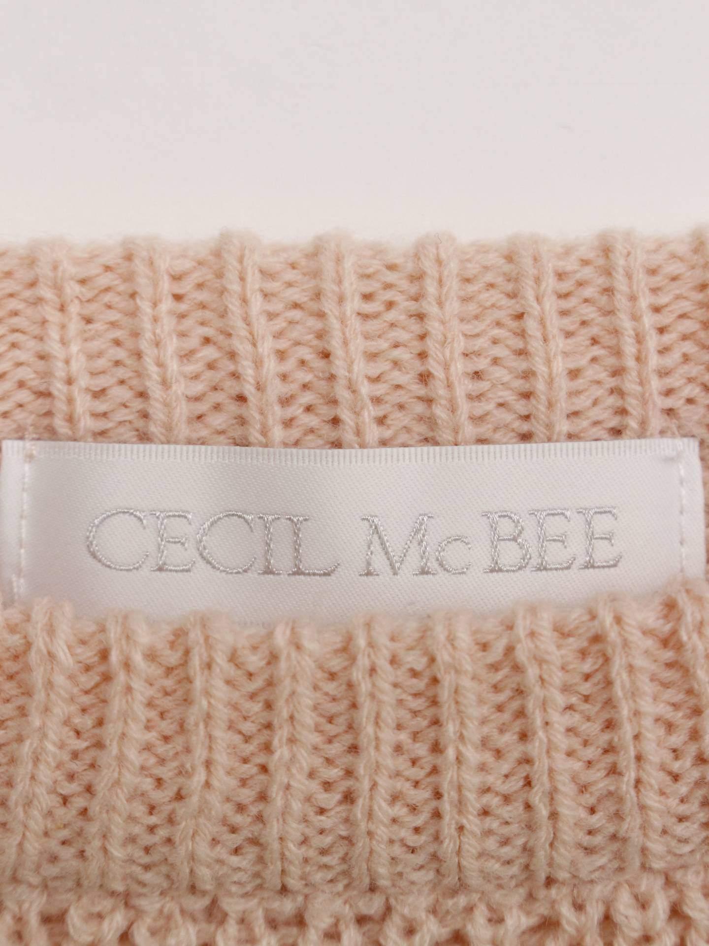 CECIL McBEE/ニット/セーター/トップス/ピンク/M