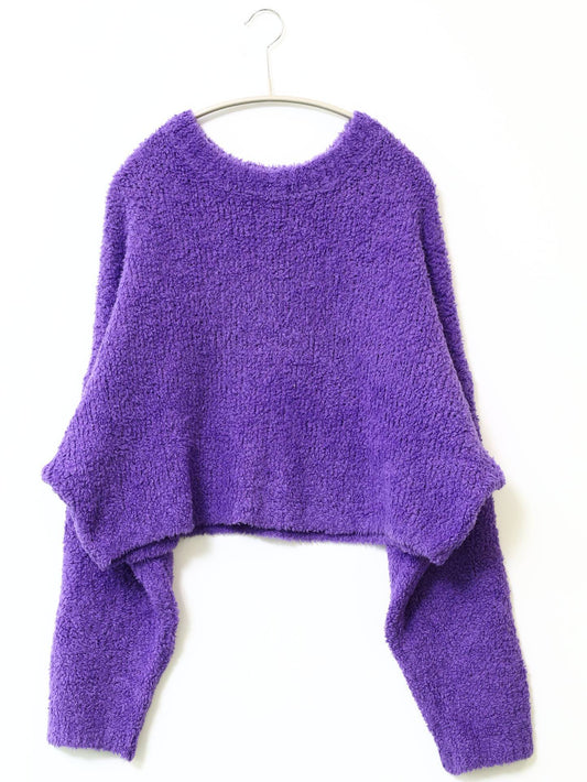 JEANASIS/ジーナシス/ニット/セーター/トップス/パープル/F