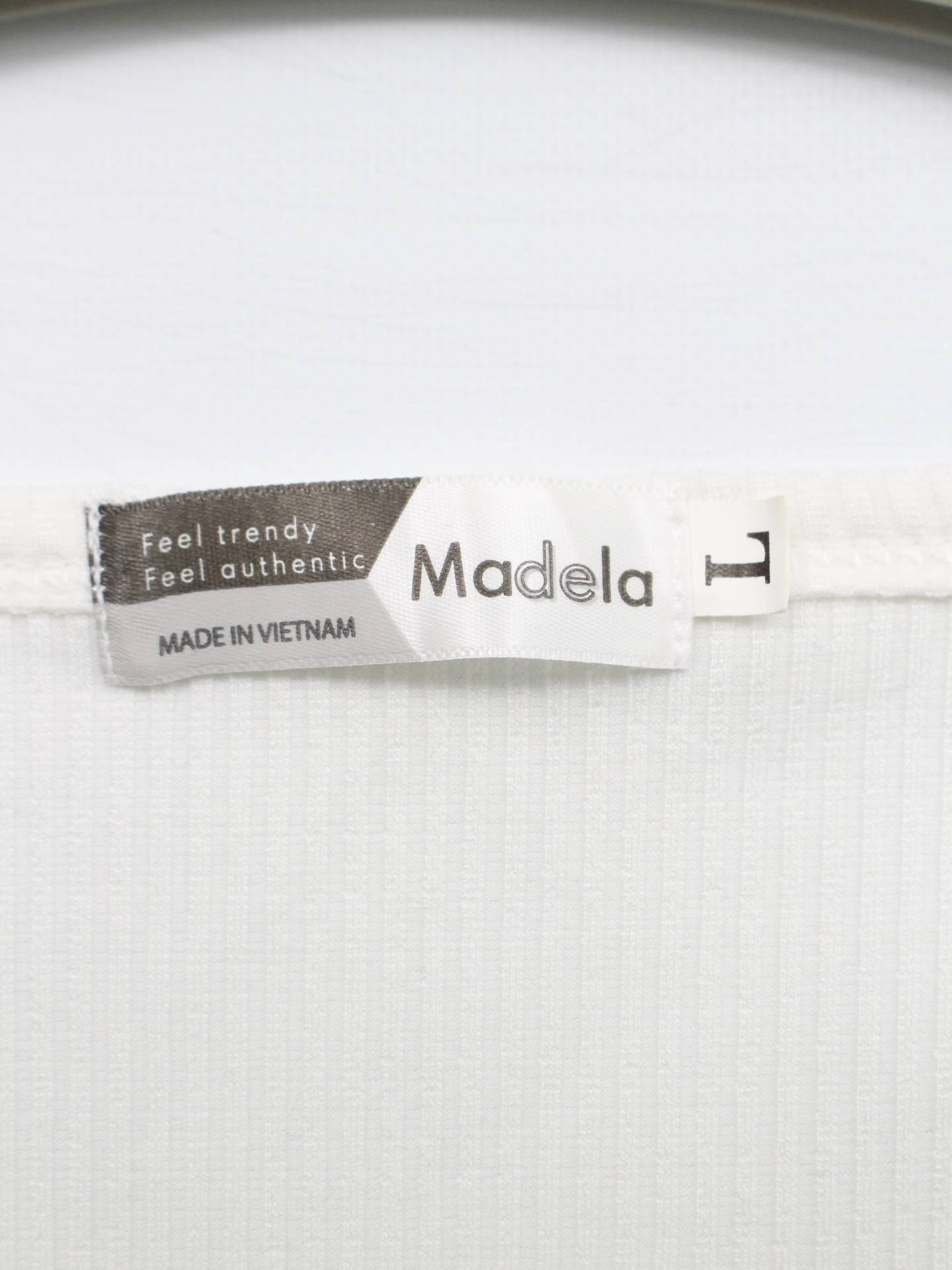 Madela/Tシャツ/カットソー/トップス/ホワイト/L