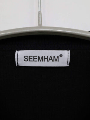 SEEMHAM/Tシャツ/カットソー/トップス/ブラック/M