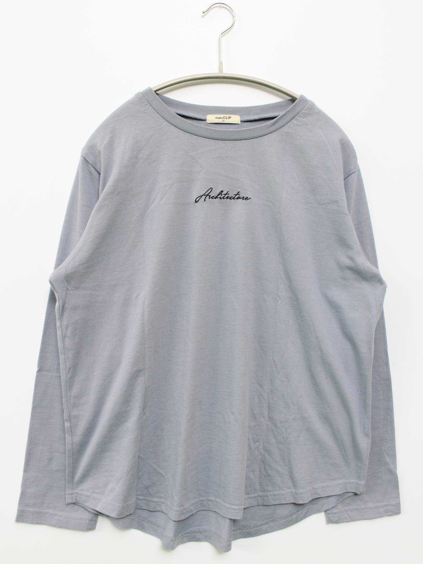 studio CLIP/Tシャツ/カットソー/トップス/スカイブルー/F