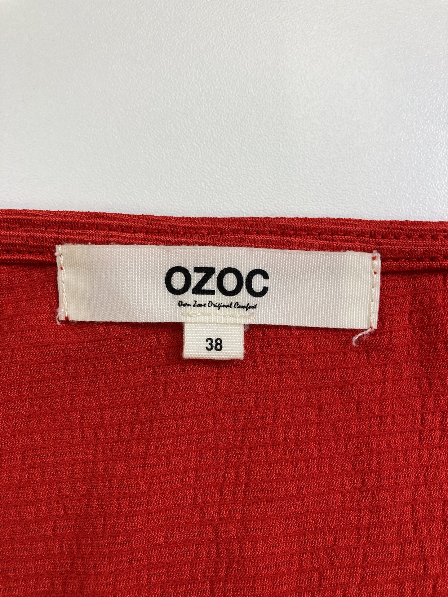 OZOC/オゾック/シャツ/ブラウス/トップス/レッド/38