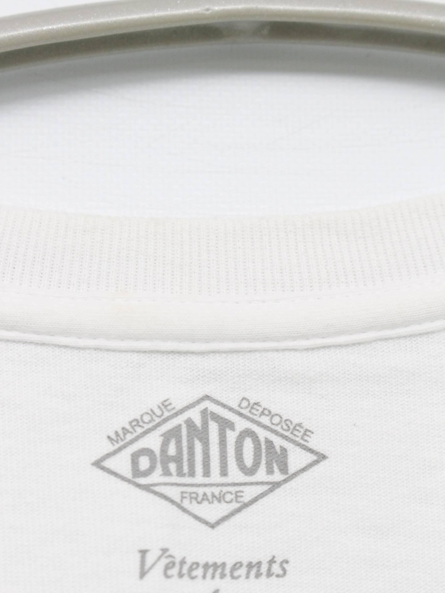 DANTON/Tシャツ/カットソー/トップス/ホワイト