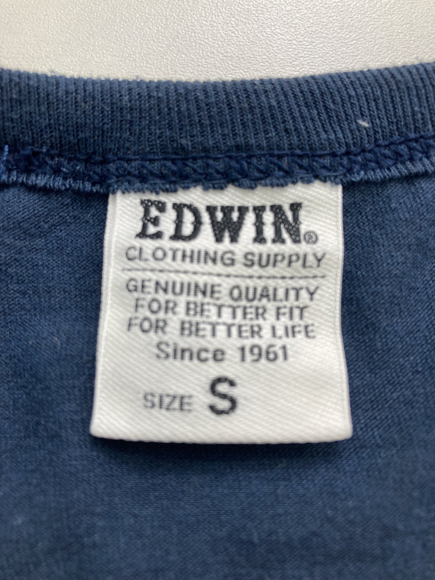 EDWIN/エドウィン/Tシャツ/カットソー/トップス/ネイビー/S