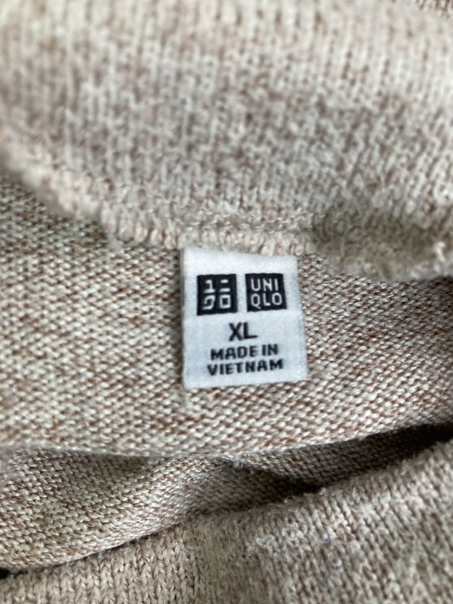 UNIQLO/ユニクロ/ニット/セーター/トップス/ベージュ/XL