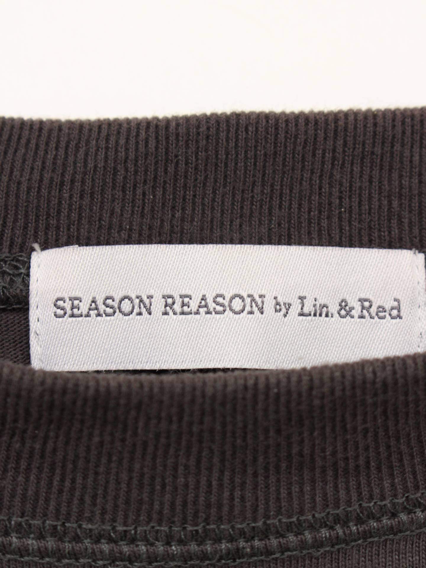 SEASON REASON by Lin&Red/Tシャツ/カットソー/トップス/ブラック/M