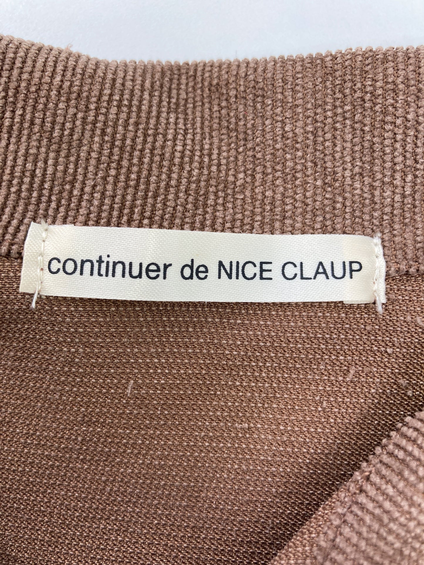 continuer de NICE CLAUP/コンティニューデナイスクラップ/シャツ/ブラウス/トップス/ブラウン