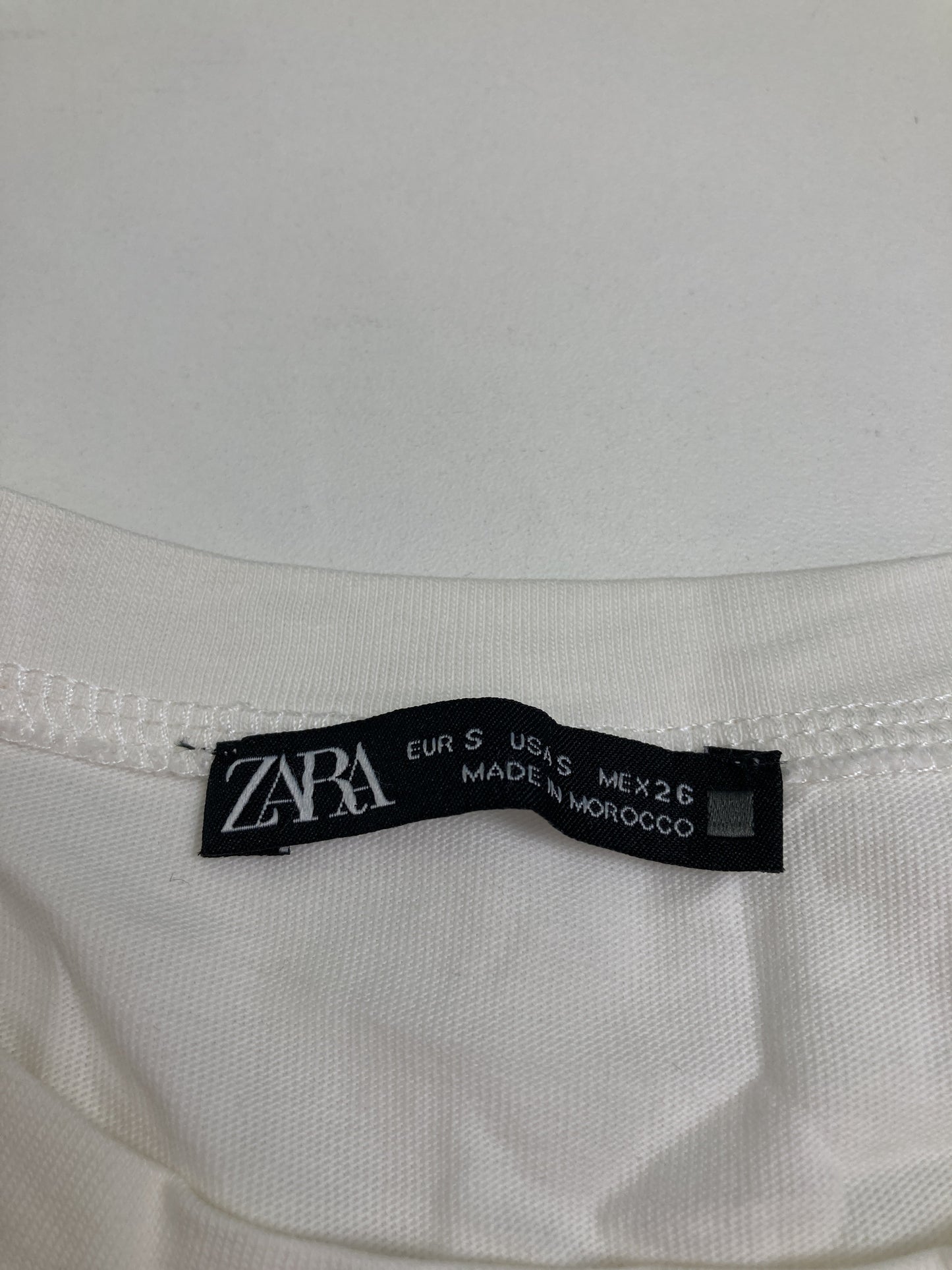 ZARA/ザラ/Tシャツ/カットソー/トップス/ホワイト/S