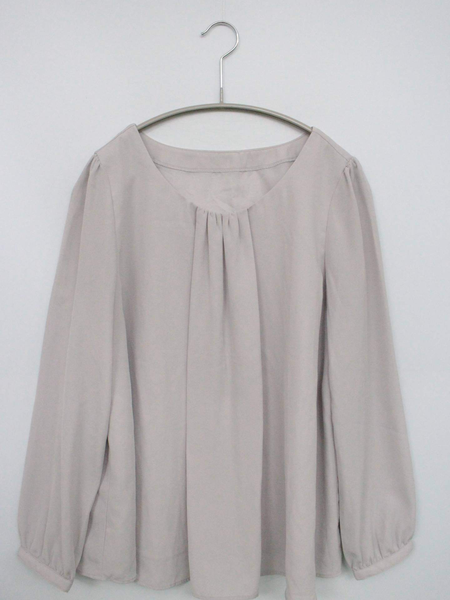 NATURAL BEAUTY BASIC/ナチュラルビューティーベーシック/シャツ/ブラウス/トップス/グレー/M