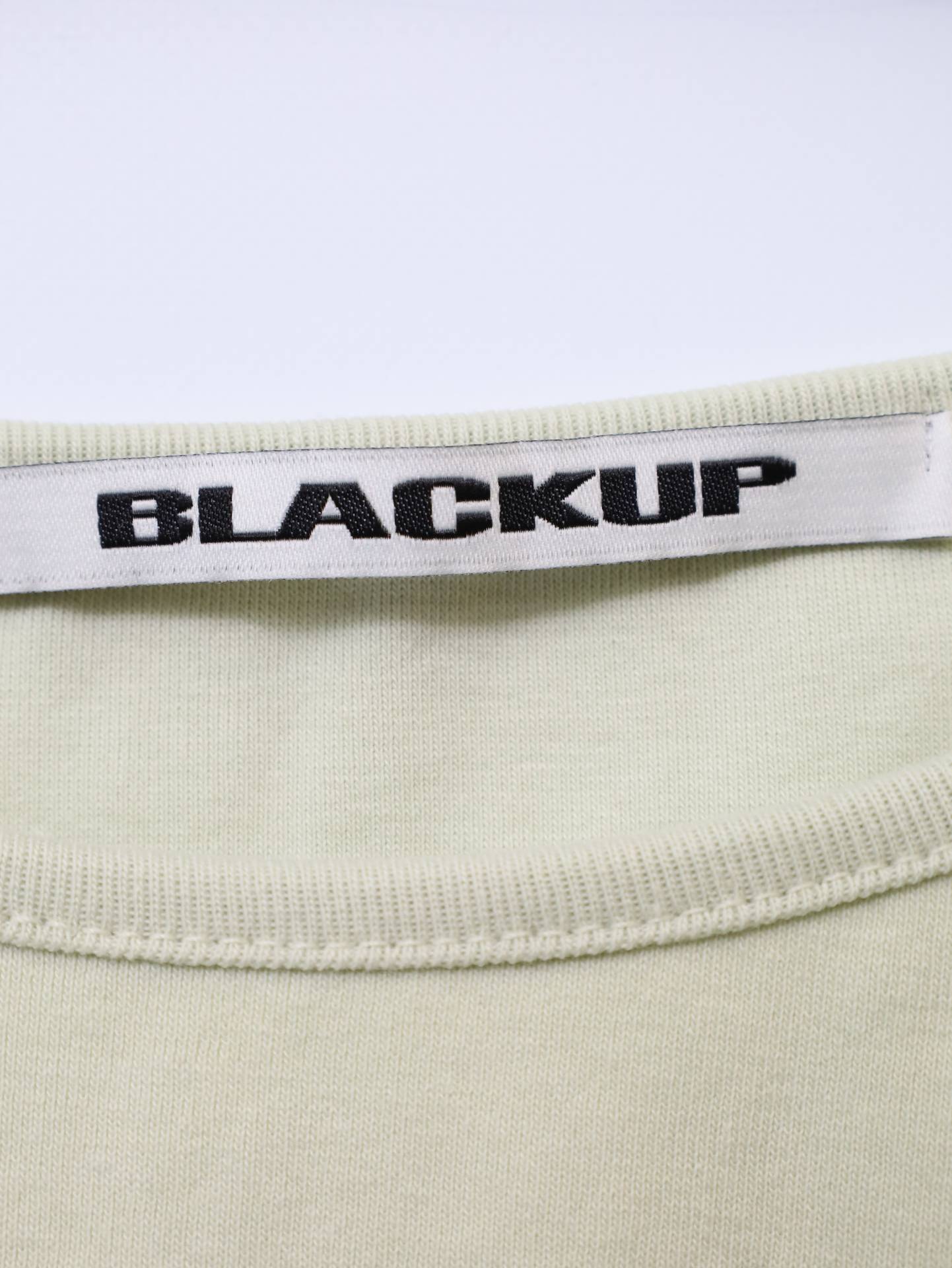 BLACKUP/Tシャツ/カットソー/トップス/ホワイト