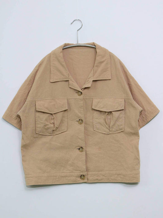 kutir/クティール/シャツ/ブラウス/トップス/ベージュ/F