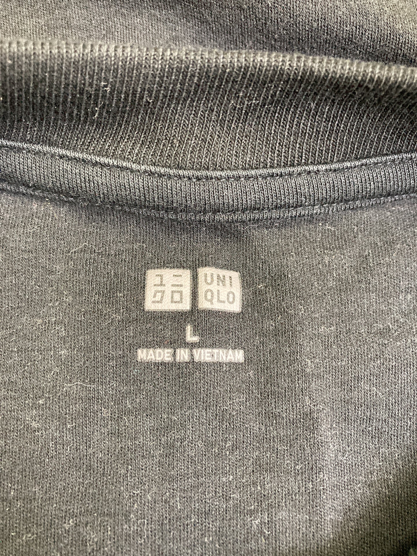 UNIQLO/ユニクロ/スウェット/トップス/ブラック/L