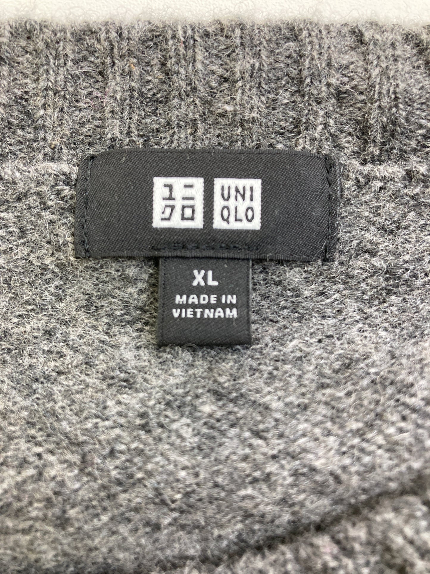 UNIQLO/ユニクロ/ニット/セーター/トップス/グレー/XL