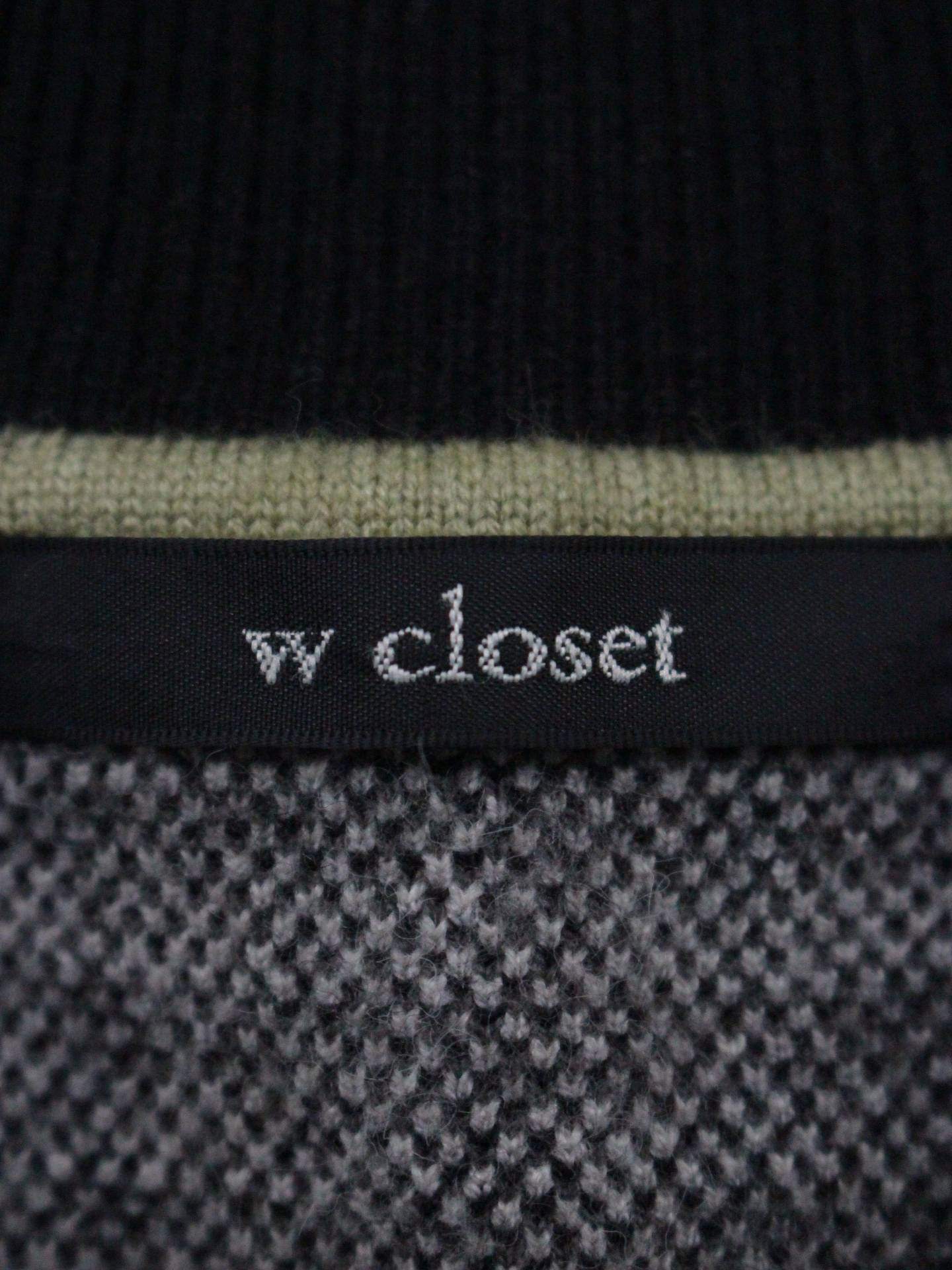 w closet/ダブルクローゼット/ベスト/トップス/ブラック/F