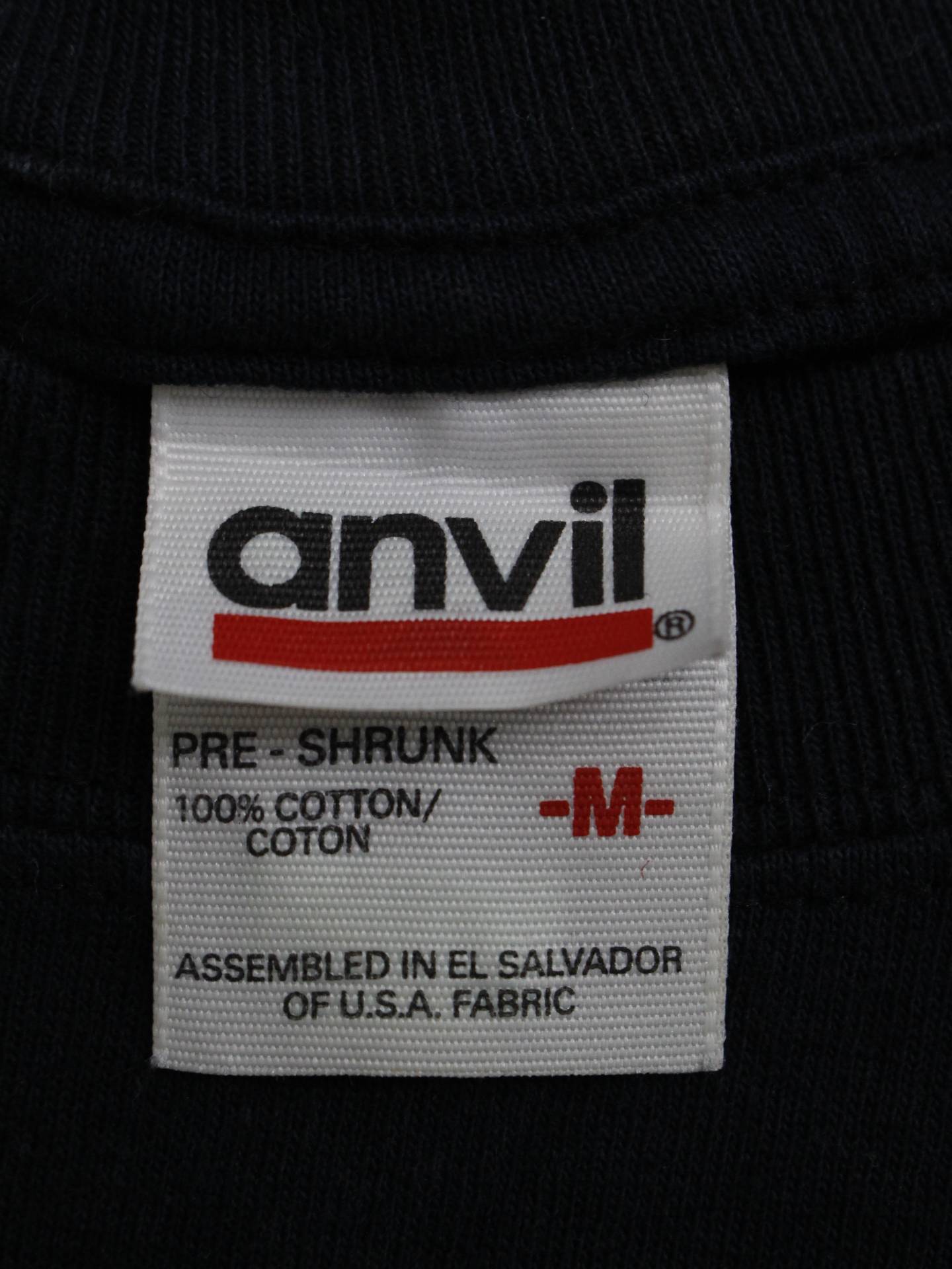 ANVIL/Tシャツ/カットソー/トップス/ブラック/M