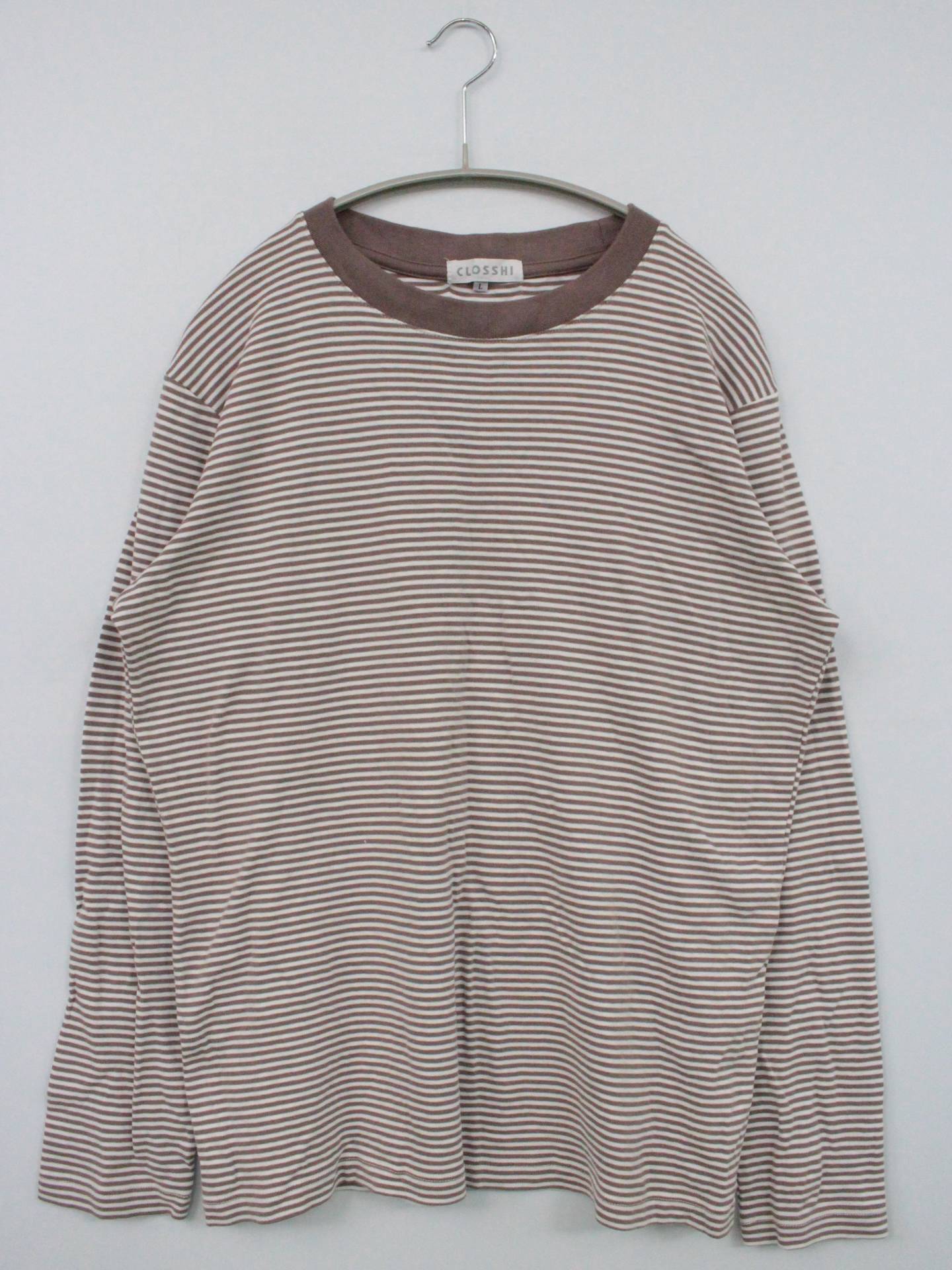 CLOSSHI/Tシャツ/カットソー/トップス/ブラウン/L