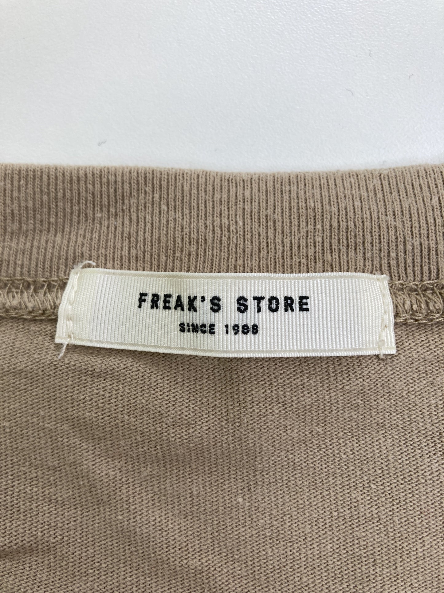 FREAK'S STORE/フリークスストア/Tシャツ/カットソー/トップス/ベージュ/F