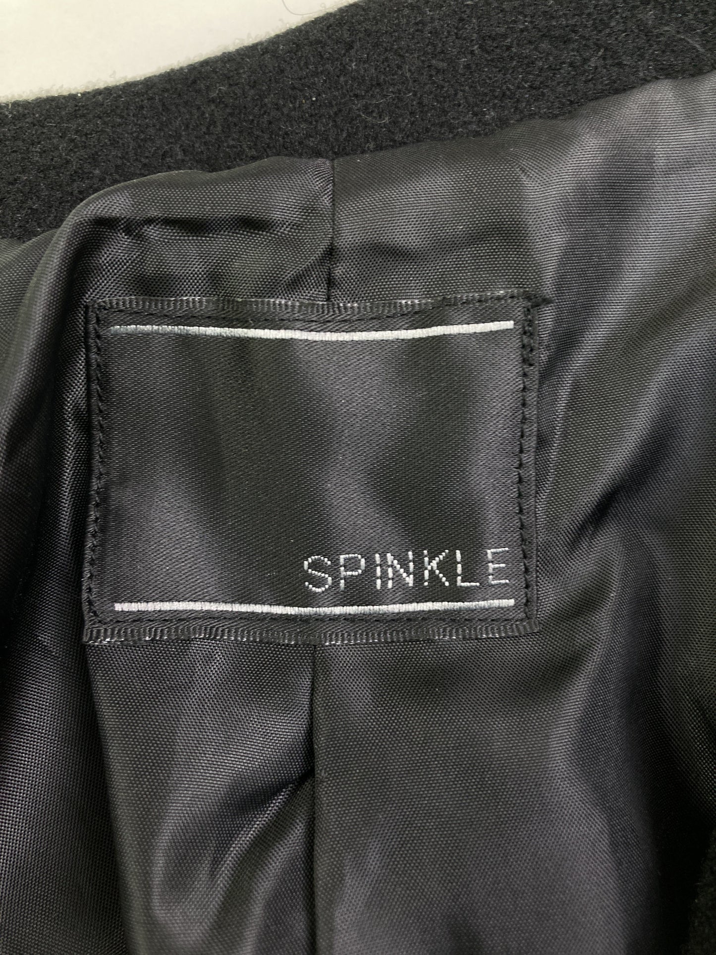 Spinkle/ステンカラーコート/ジャケット/アウター/ブラック/M