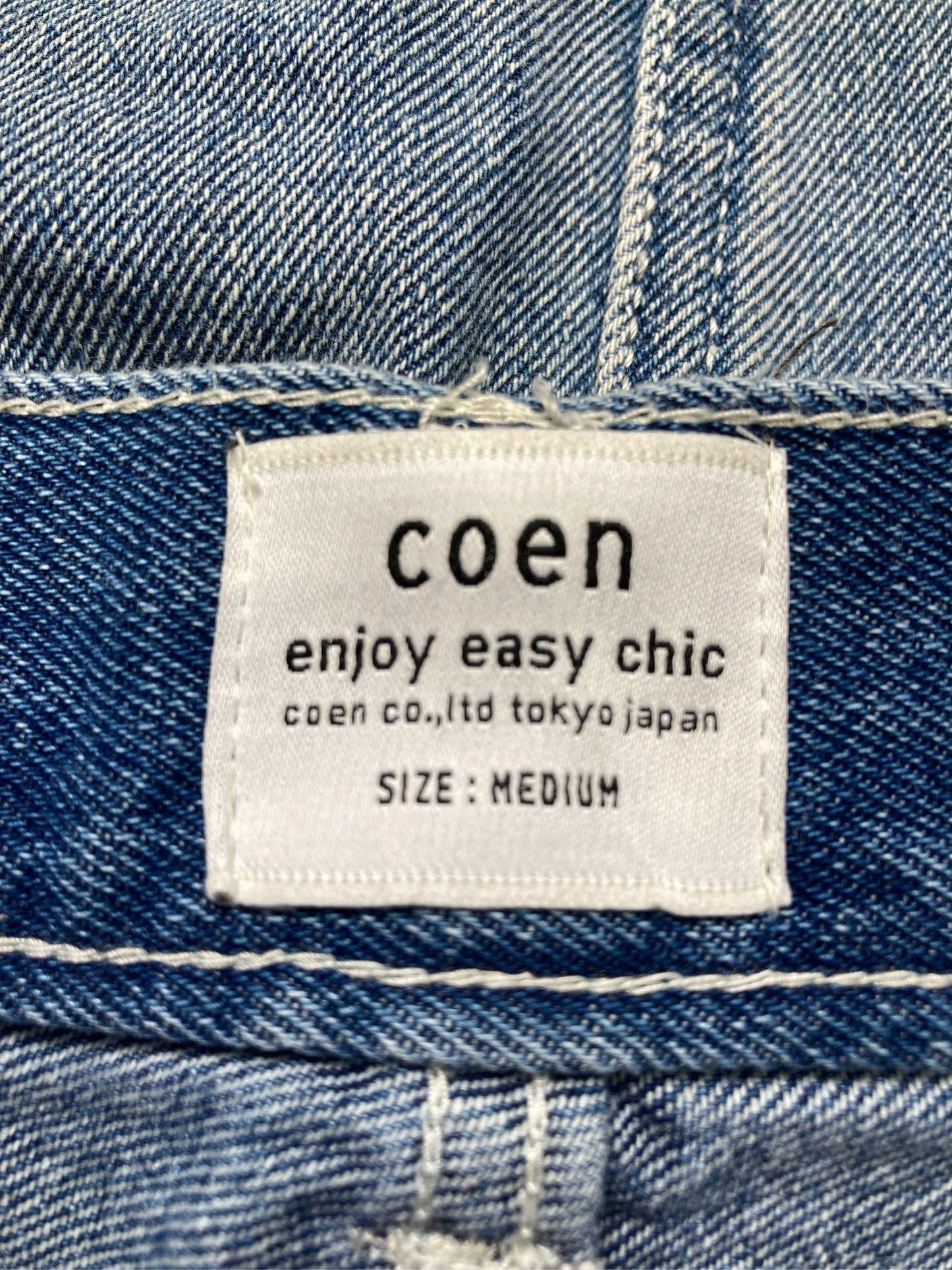 coen/コーエン/デニムスカート/スカート/ブルー/MEDIUM