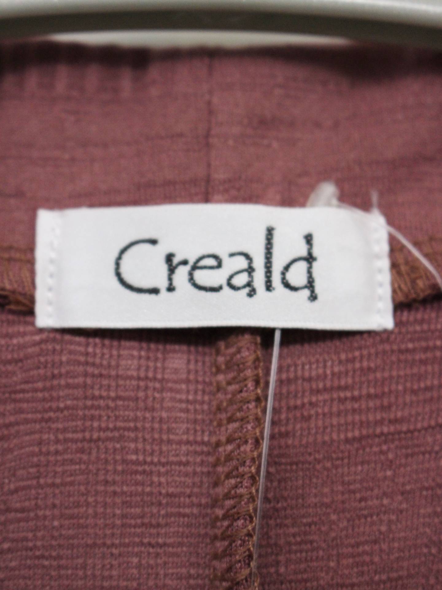 Creald/チュニック/ワンピース/ドレス/レッド/M-L