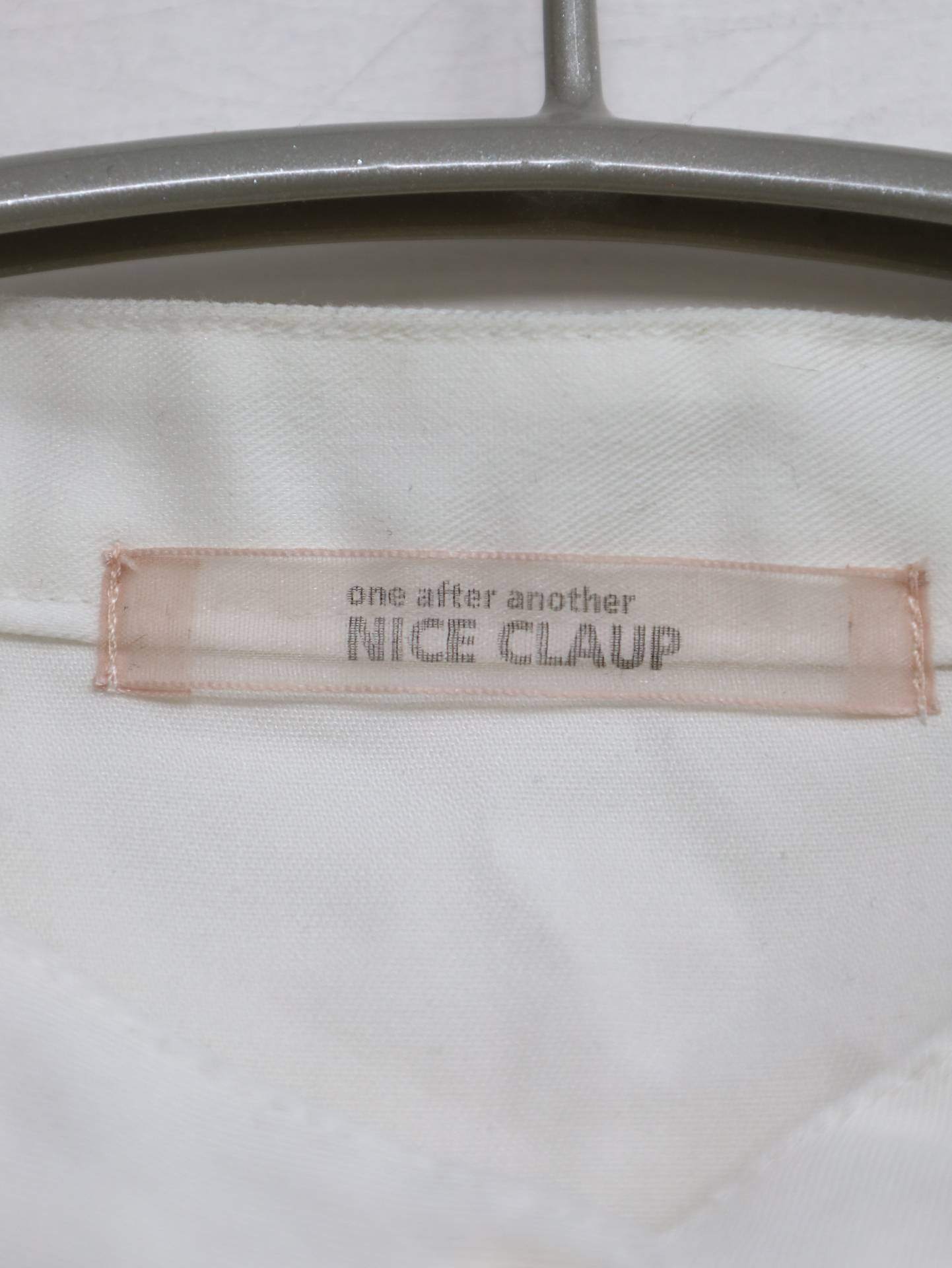 NICE CLAUP/ナイスクラップ/シャツ/ブラウス/トップス/ホワイト/F