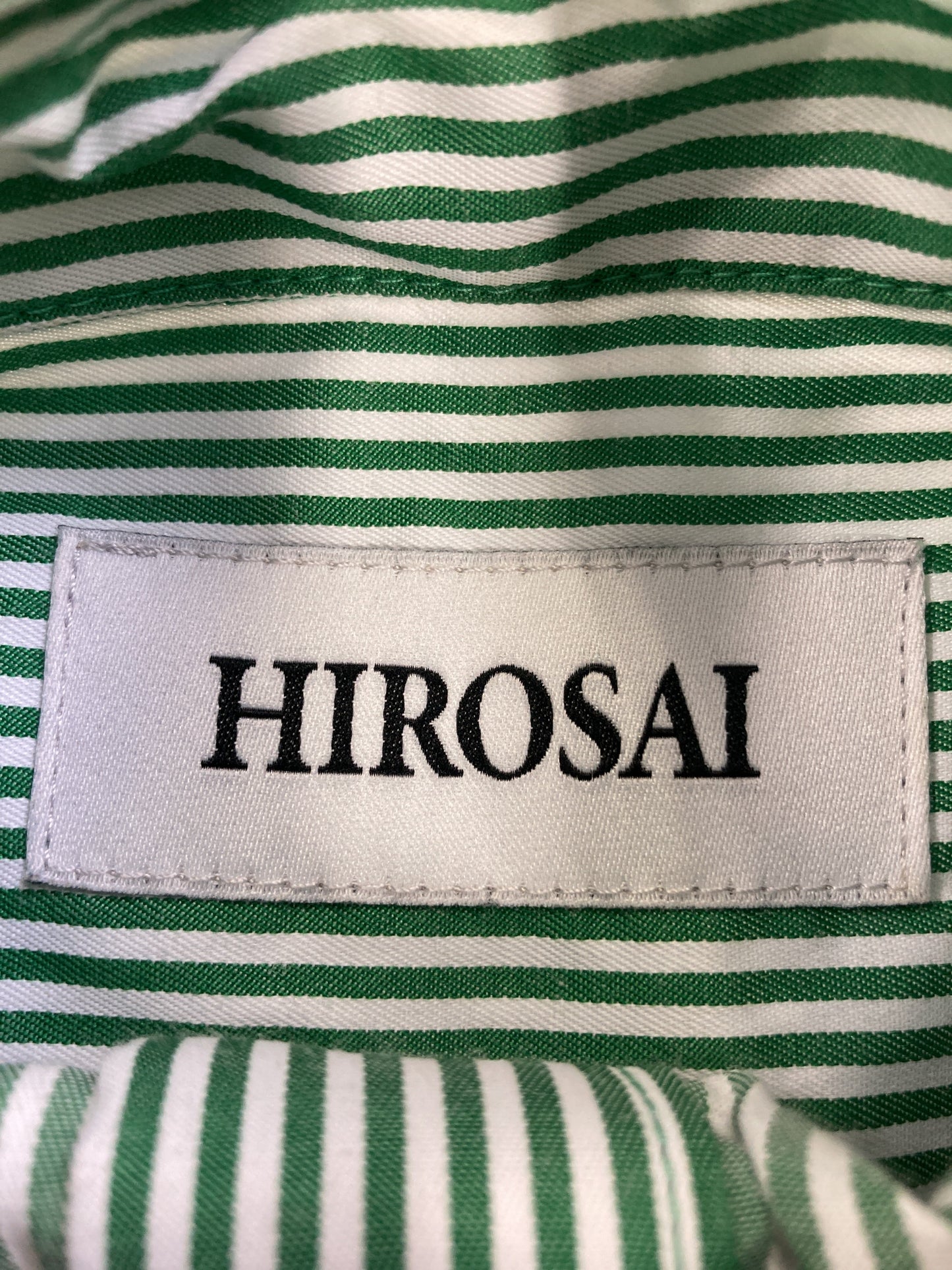 HIROSAI/シャツ/ブラウス/トップス/グリーン/FREE