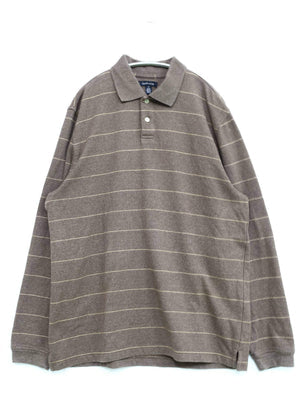 VAN HEUSEN/ヴァンヒューゼン/ポロシャツ/トップス/グレー/M