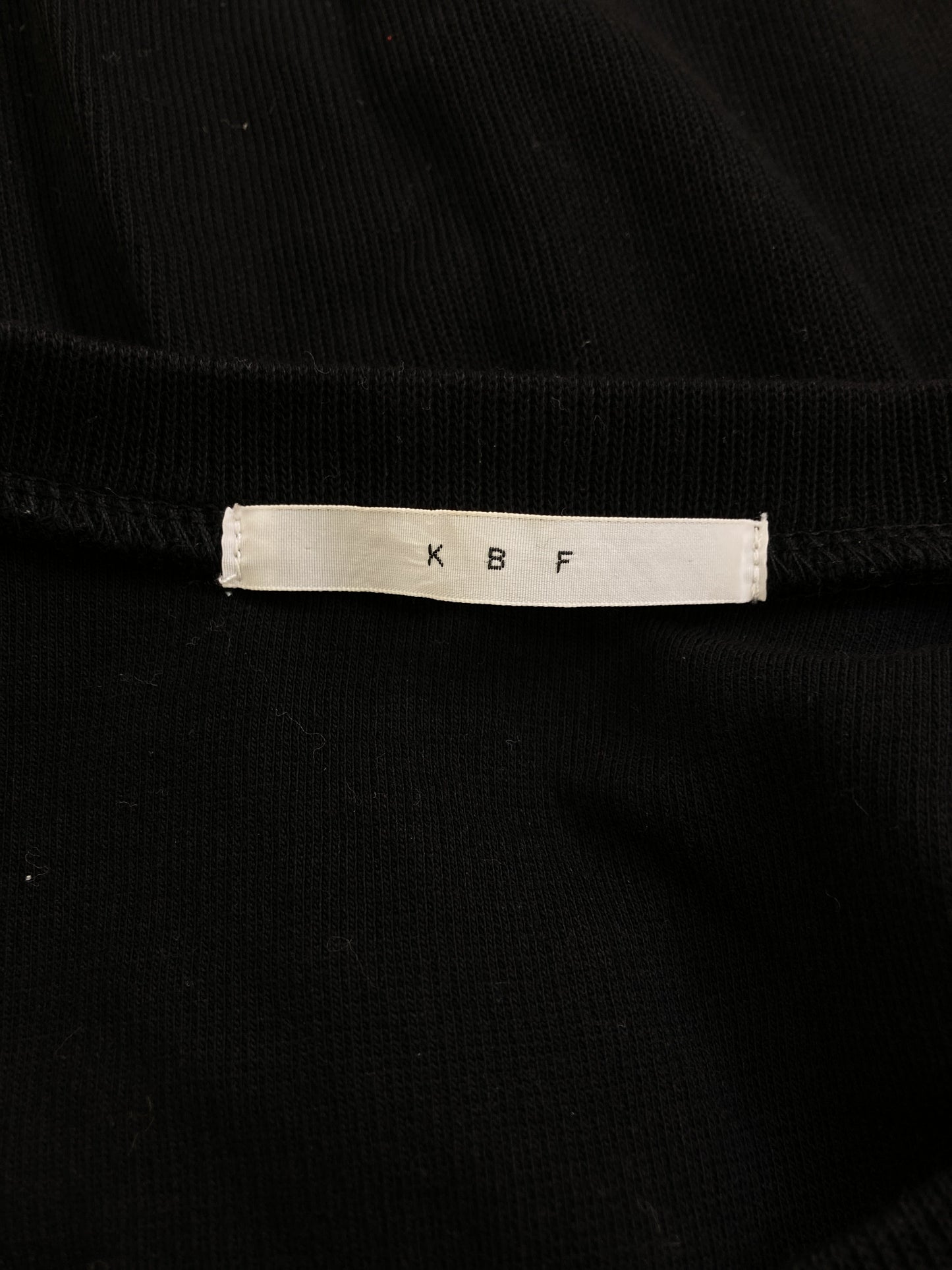 KBF/ケービーエフ/Tシャツ/カットソー/トップス/ブラック/One
