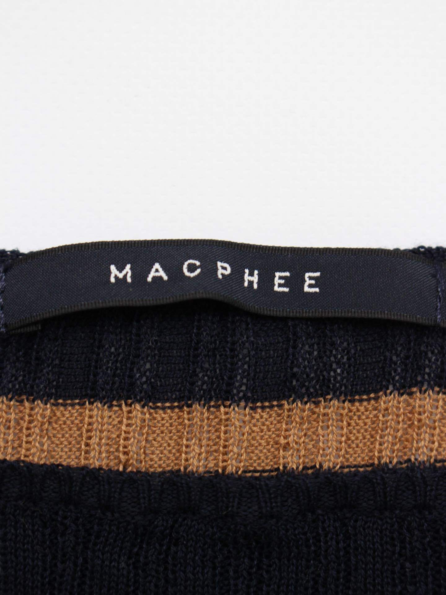 MACPHEE/ニット/セーター/トップス/ブラック/S