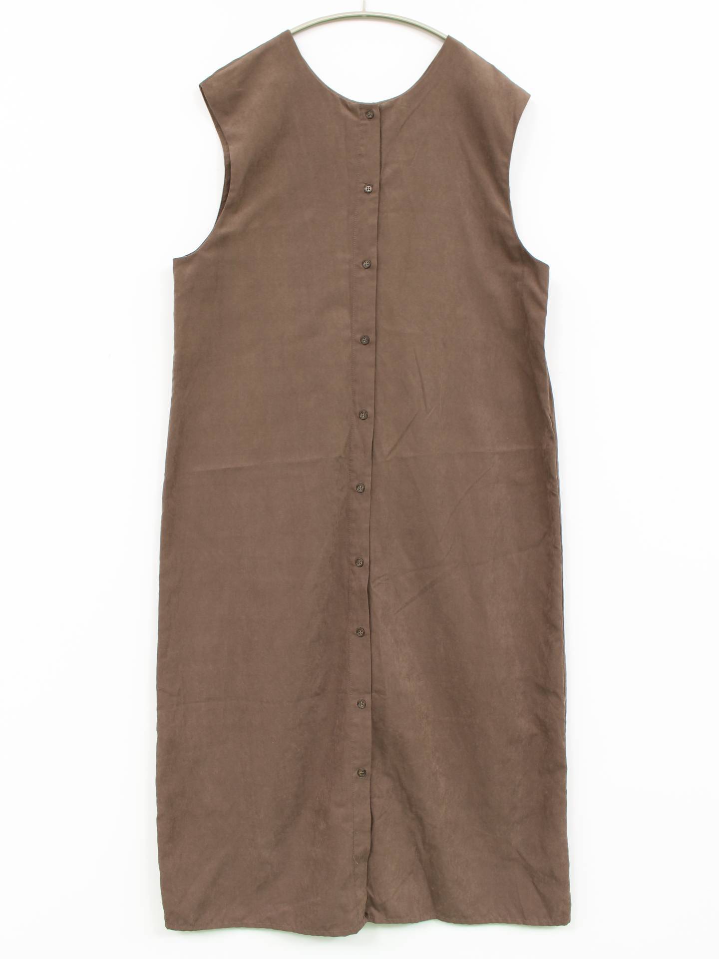 LAUIR/ラウアー/ジャンパースカート/ワンピース/ドレス/ブラウン/L