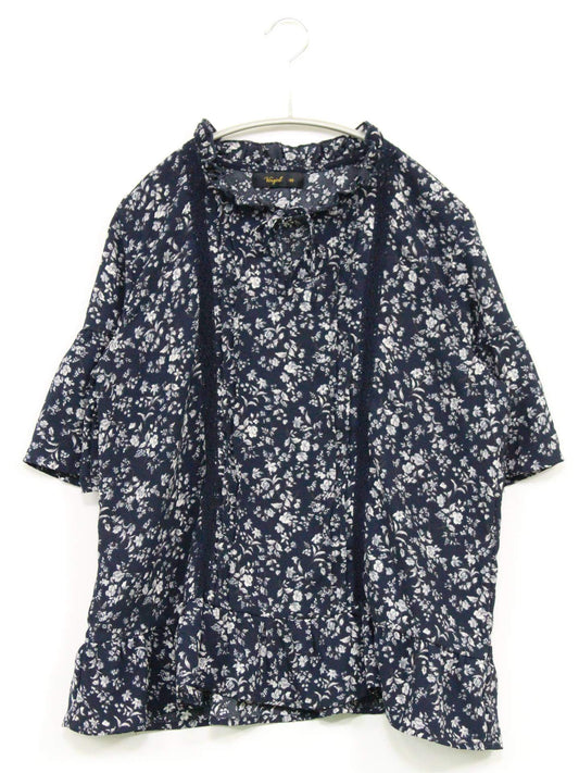 Virgirl/Tシャツ/カットソー/トップス/ネイビー/M