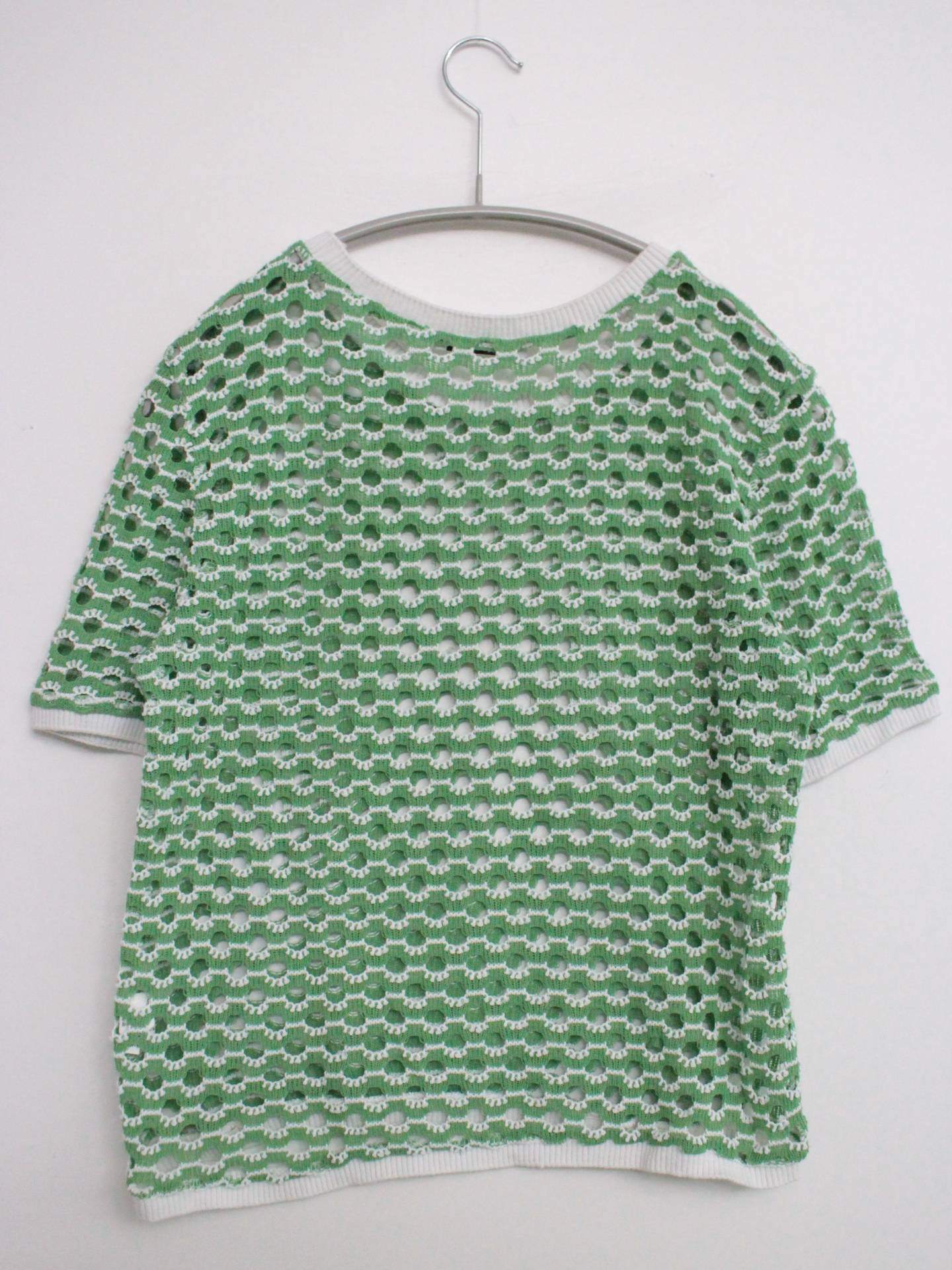 ZARA/ザラ/ニット/セーター/トップス/グリーン/M