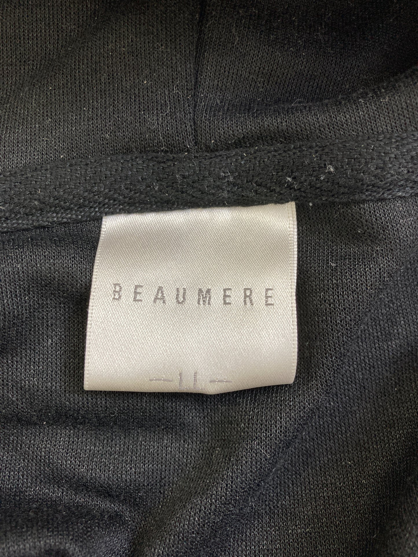 BEAUMERE/パーカー/トップス/ブラック/LL