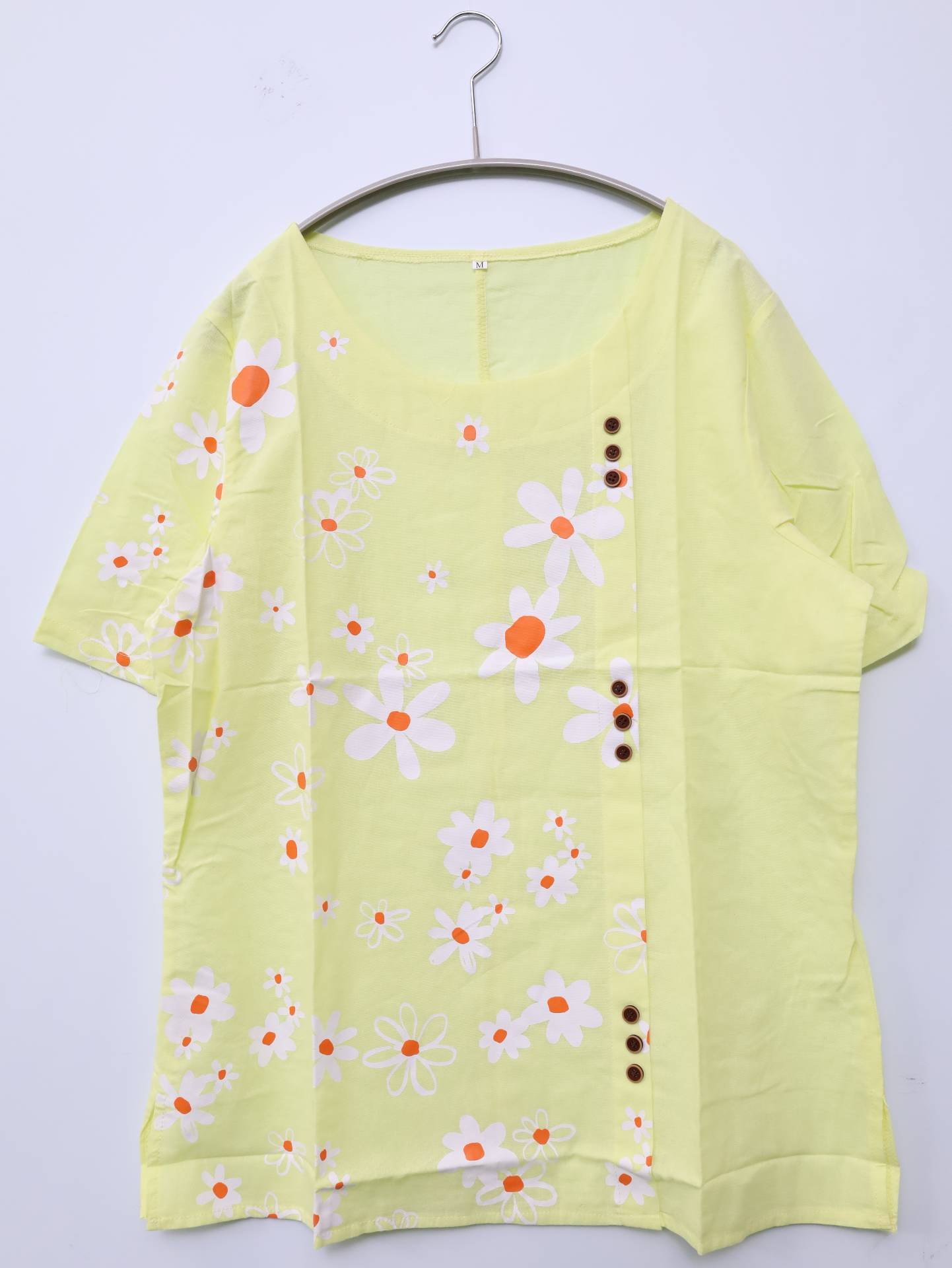 Tシャツ/カットソー/トップス/イエロー/M