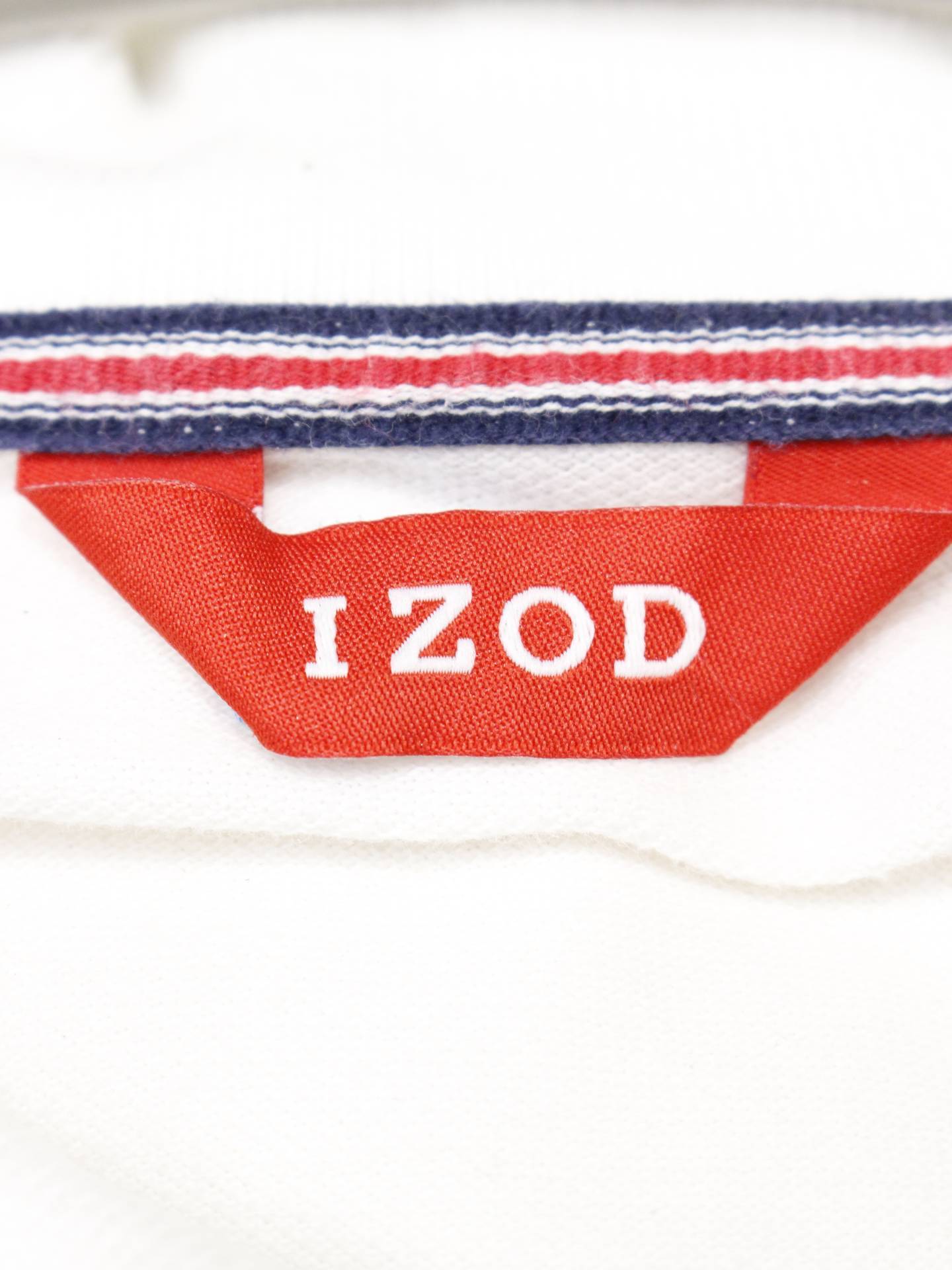IZOD/アイゾッド/ポロシャツ/トップス/ホワイト/L